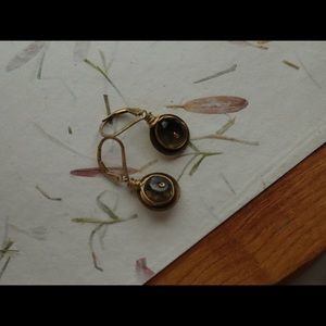 Smoky quartz earrings